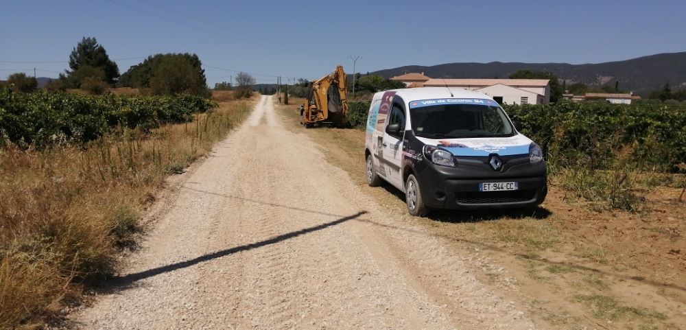 voiture Remise en état des chemins communaux