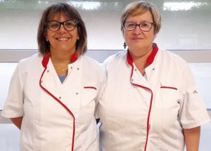 Nathalie Guilibert et Marie-Christine Descormier