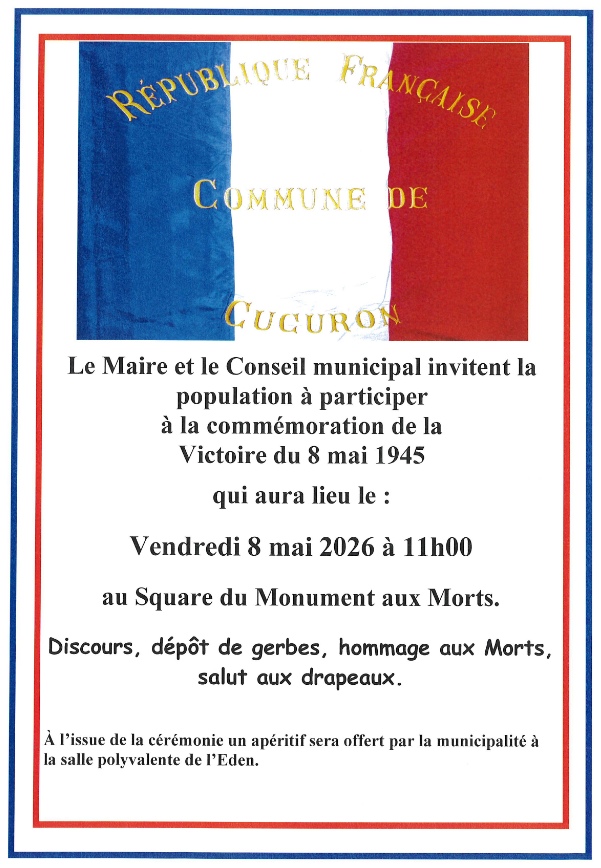 Commémoration de la victoire du 8 mai 1945