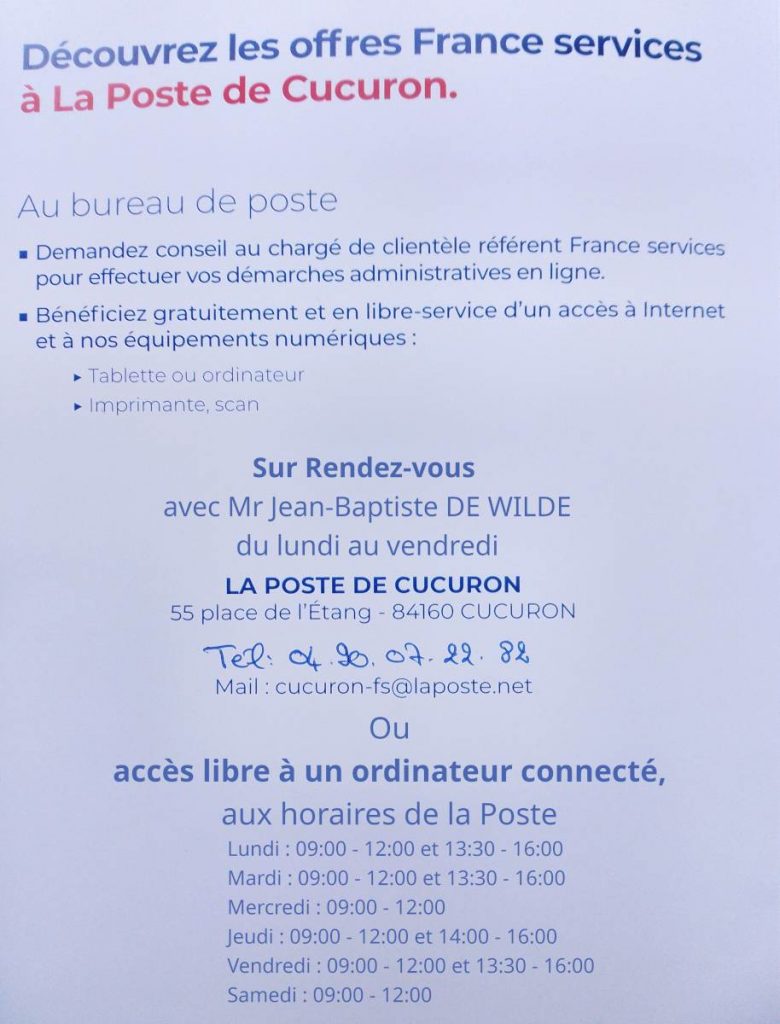 France services à cucuron