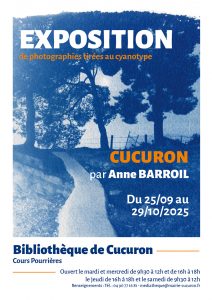 Anne BARROIL - Cucuron en cyanotype
