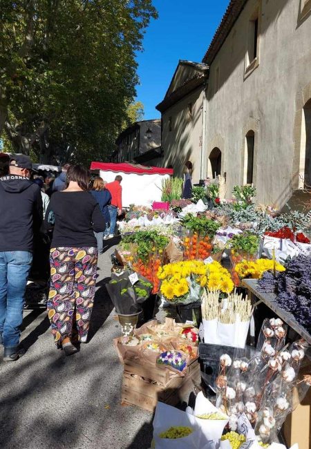 marche lourmarin etal fleurs